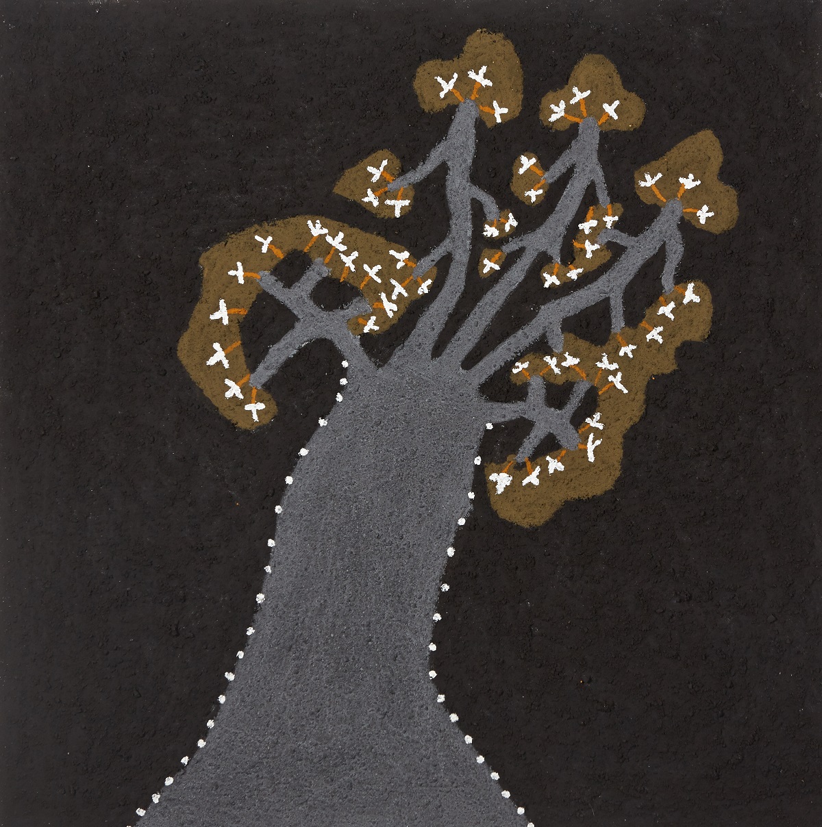 Joomooloony thawala-bany (Boab Tree with Flowers)